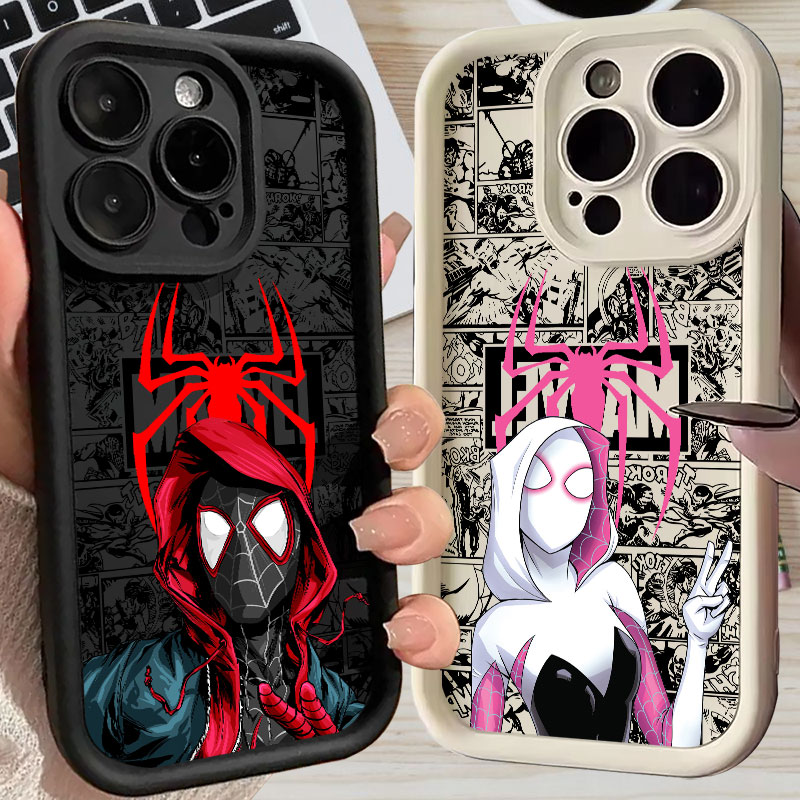 Phone Cases For Iphone 11 - Spiderman Miles Morales Gwen Marvel Comics