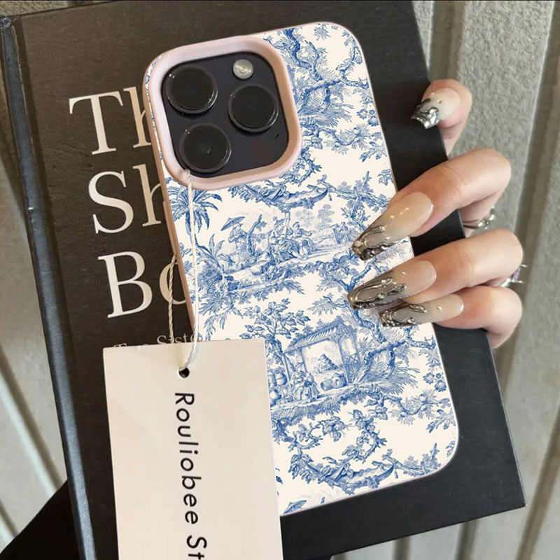 Phone Cases Like Loopy - Fashion Blue White Porcelain Phone Case