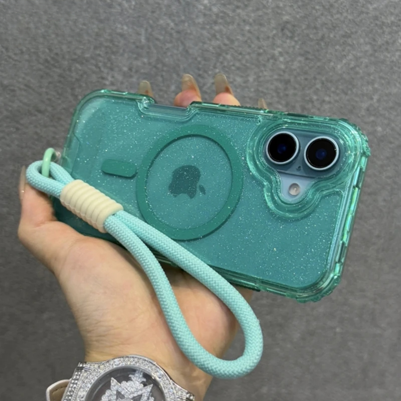 Phone Cases Pinterest - Glitter Transparent Magnetic For Magsafe Case