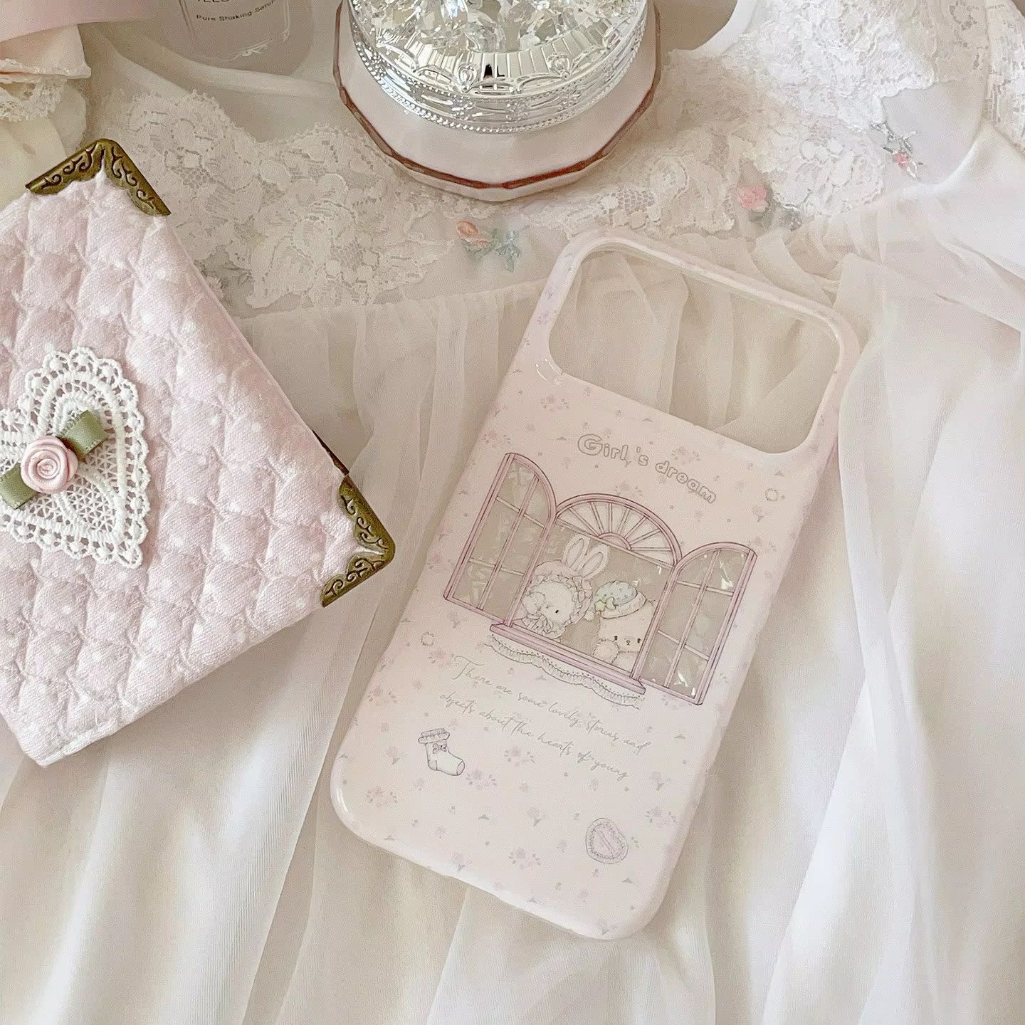 Phone Cases Like Loopy - Kawaii Bunny Bear Floral Pink Y2K