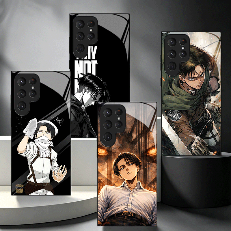 Phone Cases On Shein - A-Attack On T-Titan Levi Glass Phone