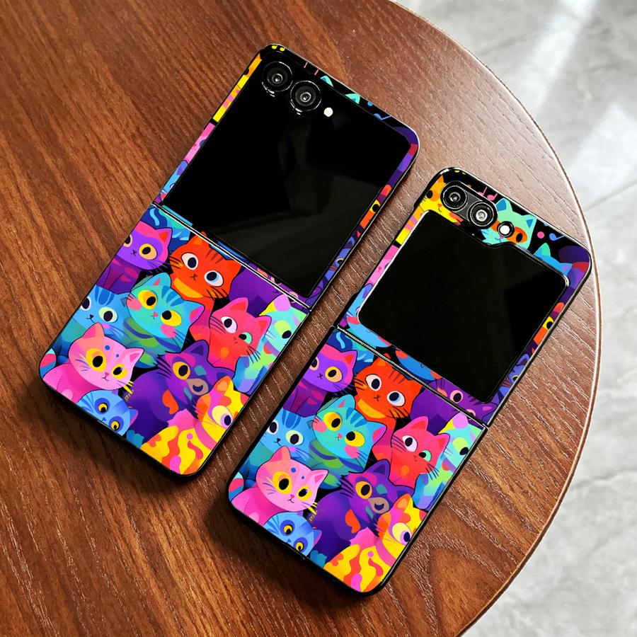 Phone Cases Z Fold 5 - Full Cover Cat Phone Cover Case