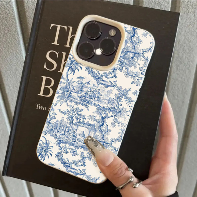 Fashion Blue White Porcelain P - Phone Cases Like Loopy review and price