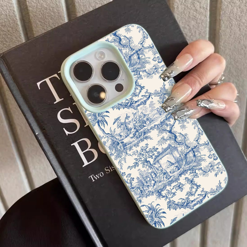 Fashion Blue White Porcelain P - Phone Cases Like Loopy review and price