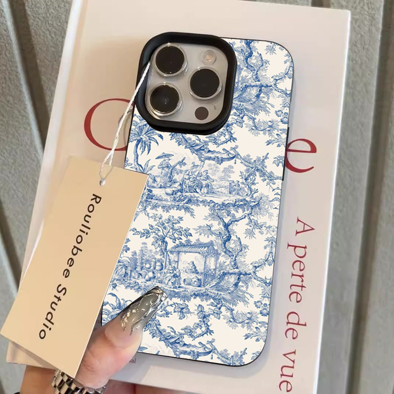 Fashion Blue White Porcelain P - Phone Cases Like Loopy review and price