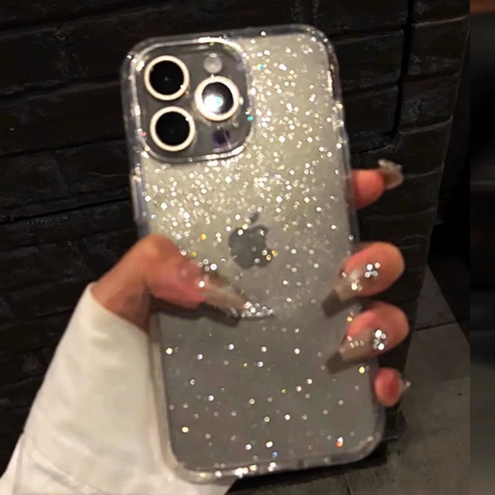 Pink Glitter Bling Clear Soft  - Phone Cases Pinterest review and price