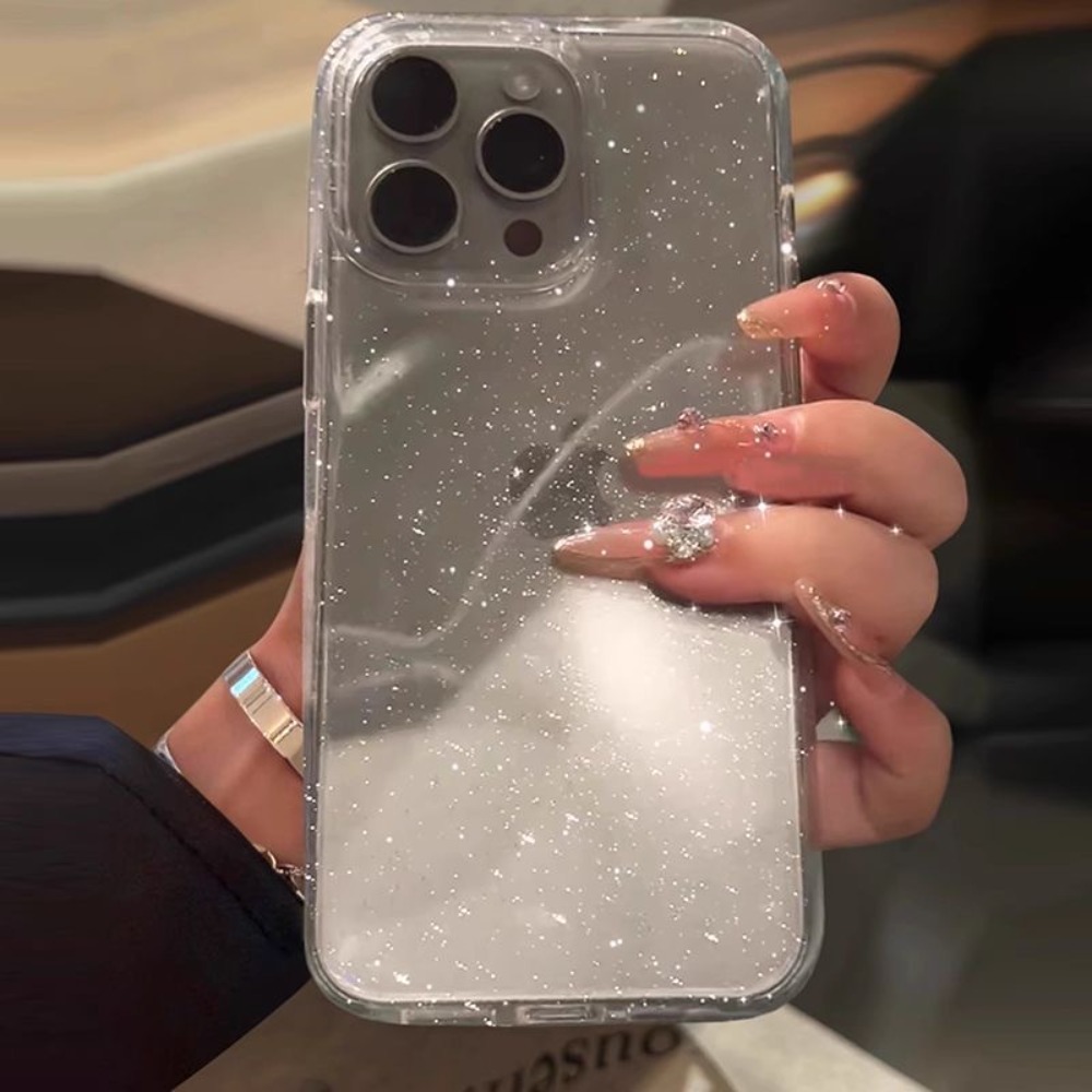 Pink Glitter Bling Clear Soft  - Phone Cases Pinterest review and price