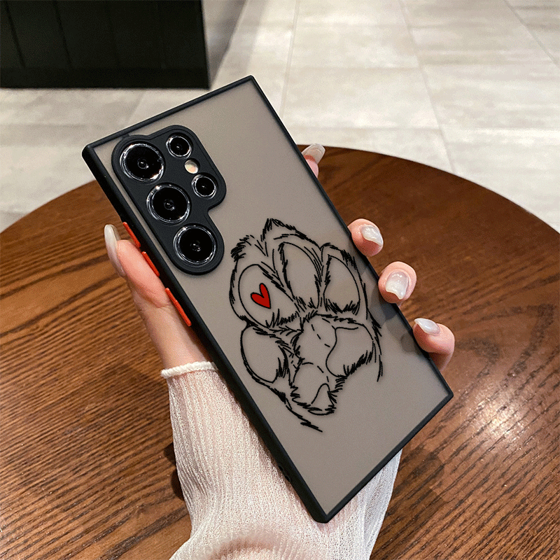 Funny Cartoon Pet Cute Dog Paw - Phone Cases For Samsung S22 review and price