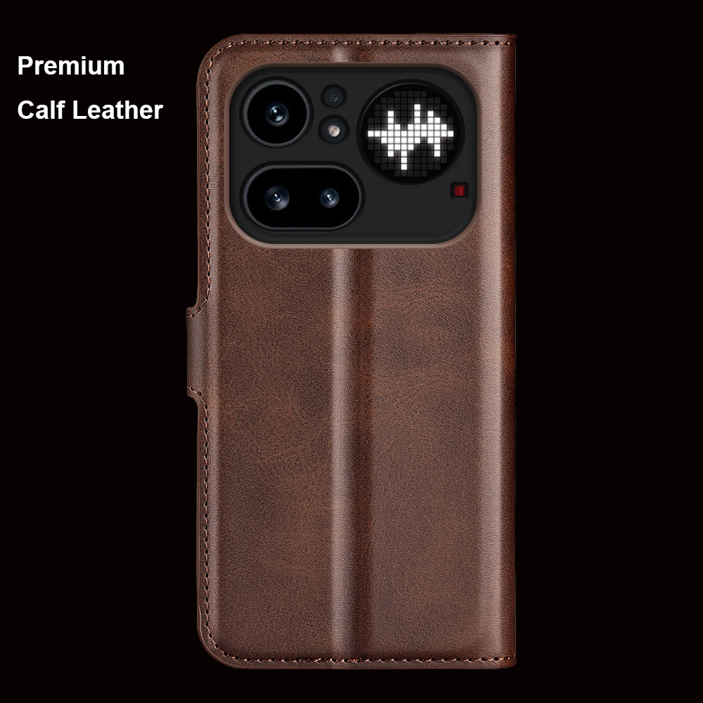 Premium Calf Leather Flip Case - Phone Cases Nothing 3A review and price