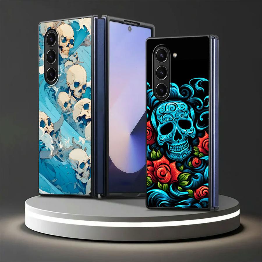 Skull Art Case for Samsung Gal - Phone Cases Z Fold 5 review and price