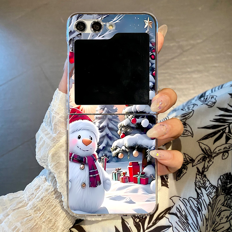 Christmas Snowman Elk Phone Ca - Phone Cases Z Fold 5 review and price