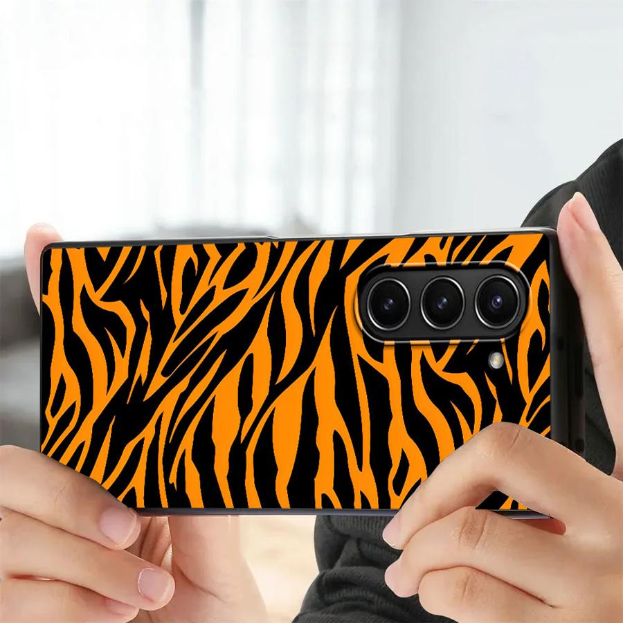 Zebra Striped Sunflower Back P - Phone Cases Z Fold 5 review and price