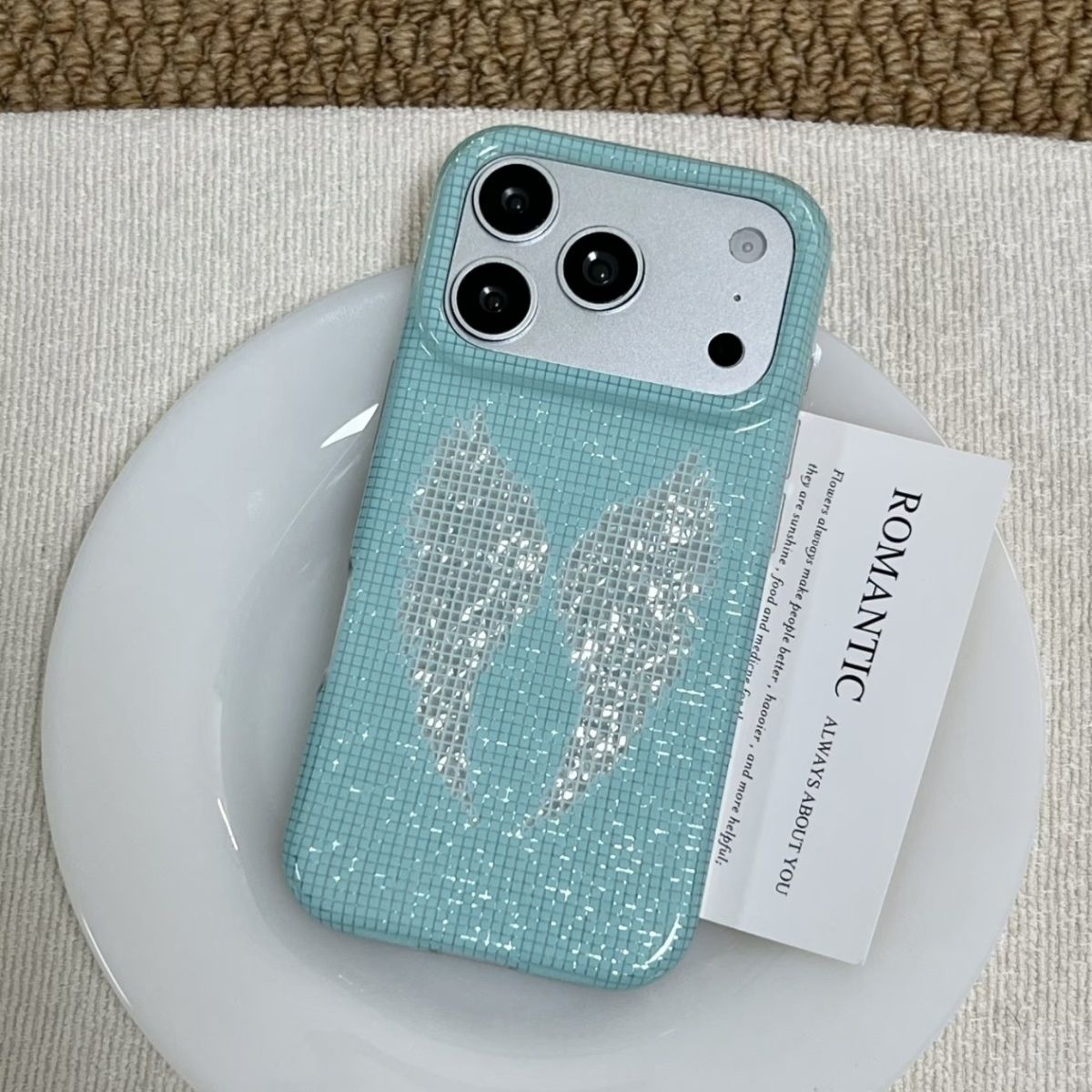 Korean Ins Mint Colored Englis - Phone Cases For Iphone 11 review and price