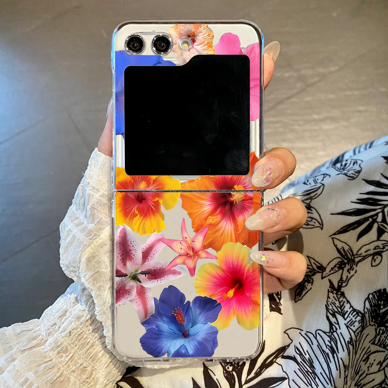 Realistic Floral Print Phone C - Phone Cases Z Fold 5 review and price