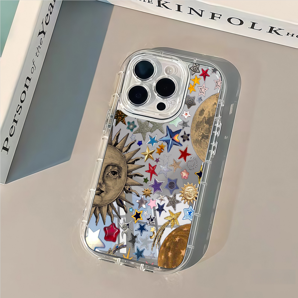 Celestial Gold Glitter Mirror  - Phone Cases Like Loopy review and price