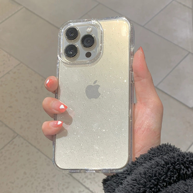 Transparent Simple Glitter Pho - Phone Cases Like Loopy review and price