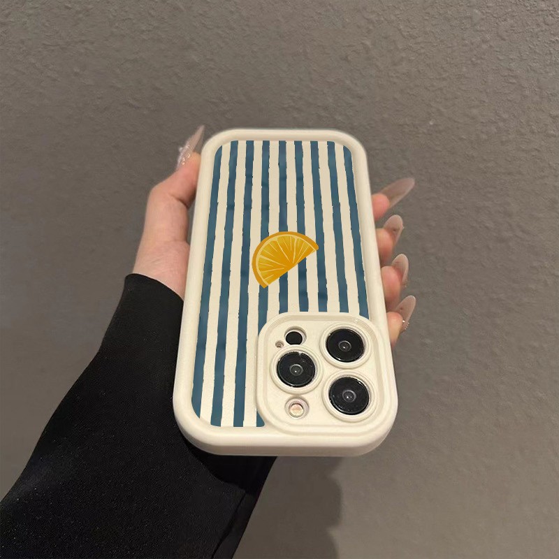 Striped Lemon Slice Pattern Ph - Phone Cases Like Loopy review and price