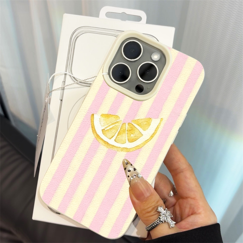 Fresh Lemon Striped Phone Case - Phone Cases Australia review and price