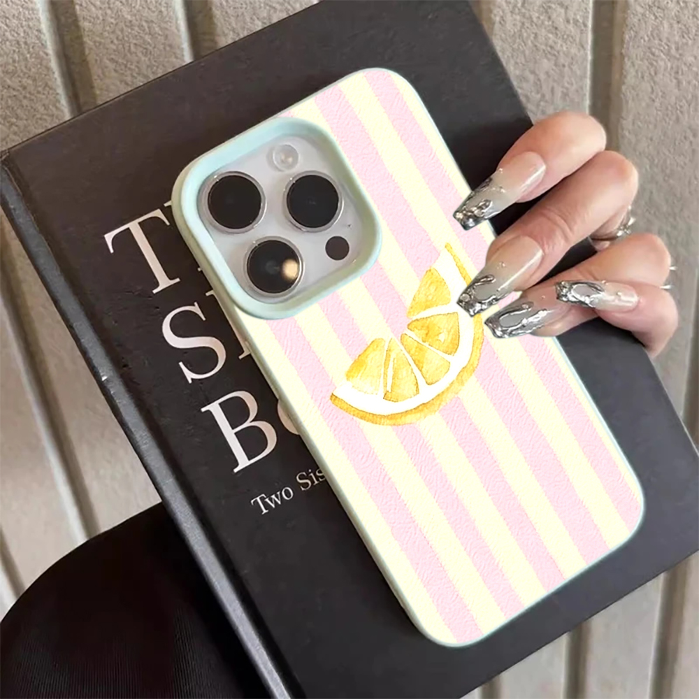 Fresh Lemon Striped Phone Case - Phone Cases Australia review and price