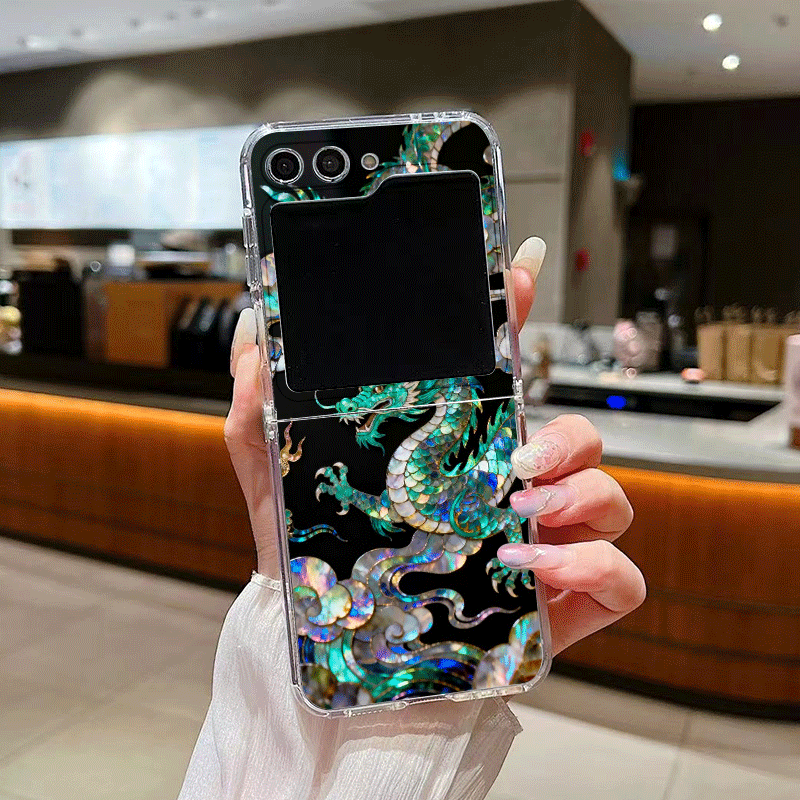 Stylish Tiger Dragon Marble Te - Phone Cases Z Fold 5 review and price