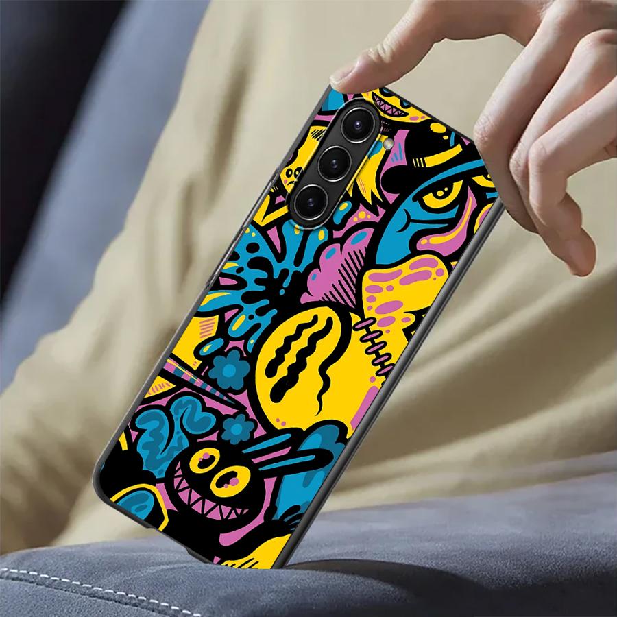 Cartoon Graffiti Design Case f - Phone Cases Z Fold 5 review and price