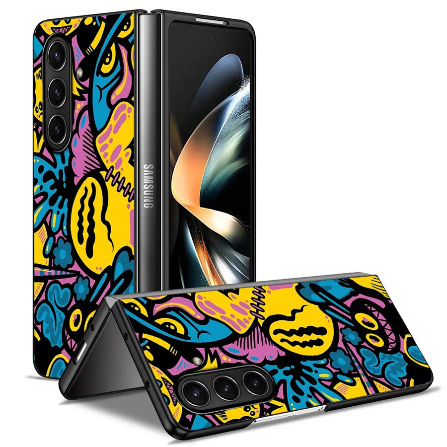 Cartoon Graffiti Design Case f - Phone Cases Z Fold 5 review and price