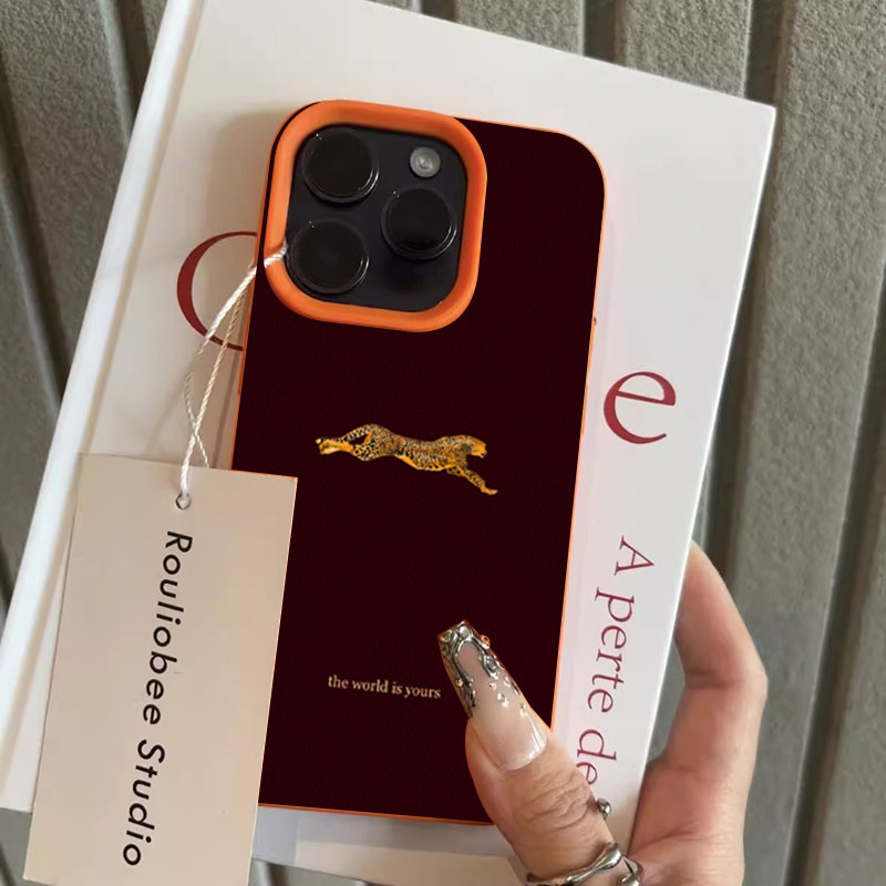 Minimalist Leopard Running Pat - Phone Cases Like Loopy review and price
