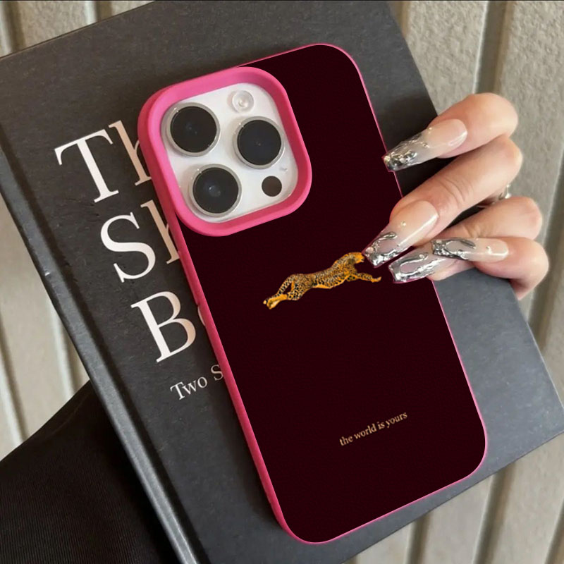 Minimalist Leopard Running Pat - Phone Cases Like Loopy review and price
