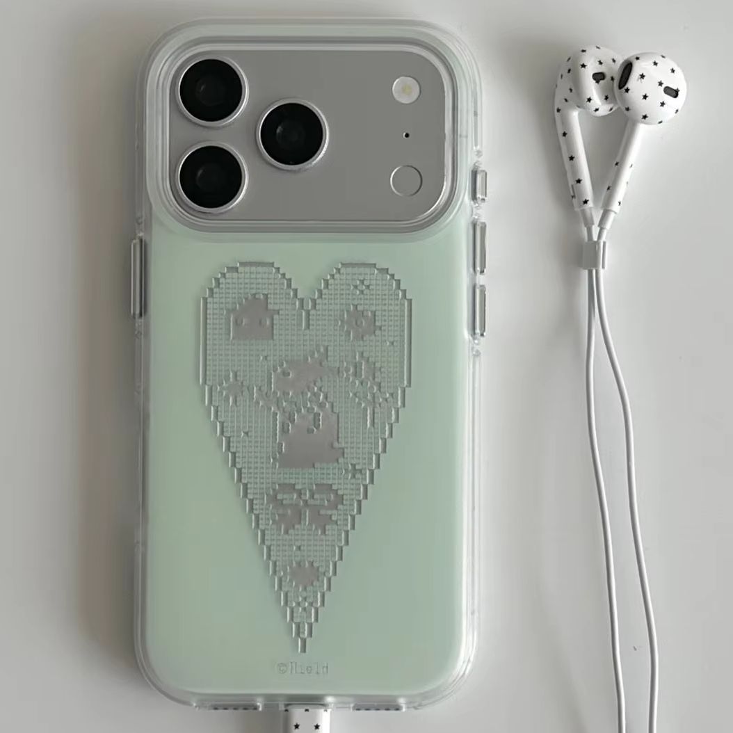Korean Ins niche green love pi - Phone Cases Online review and price