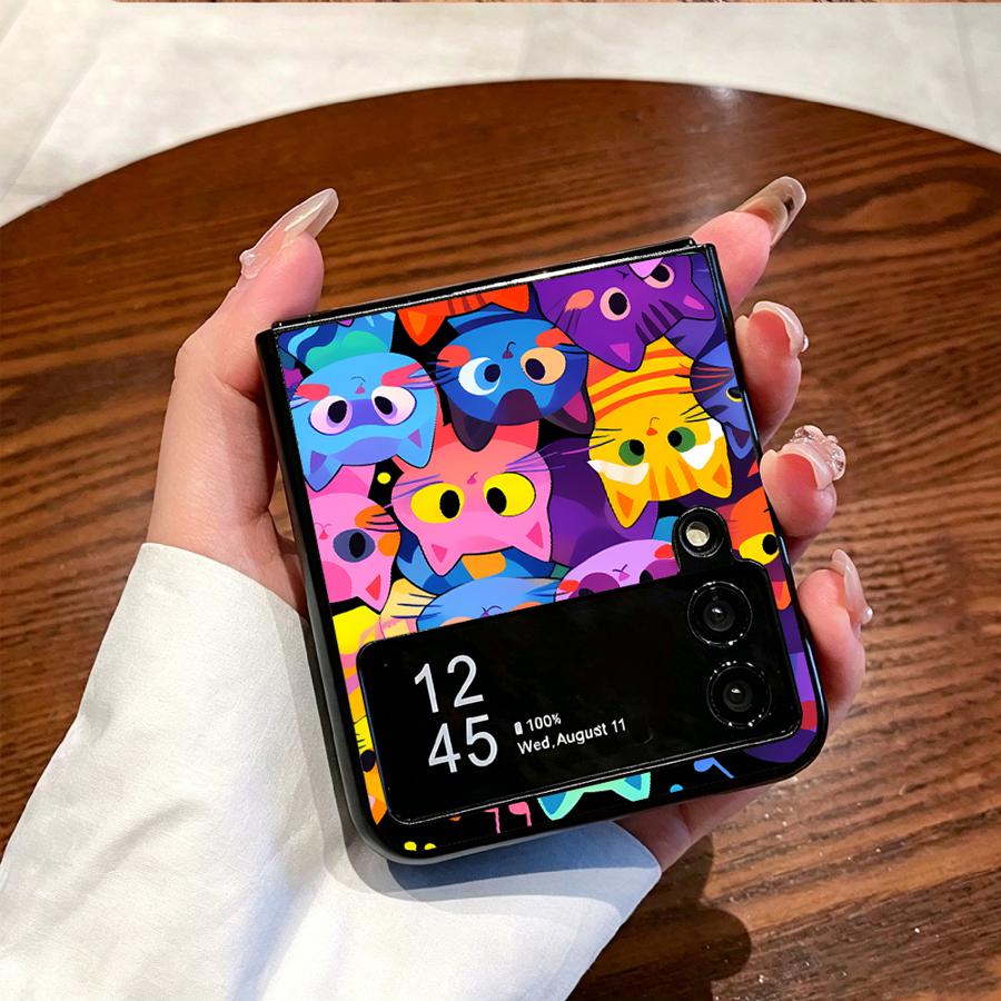 Full Cover Cat Phone Cover Cas - Phone Cases Z Fold 5 review and price