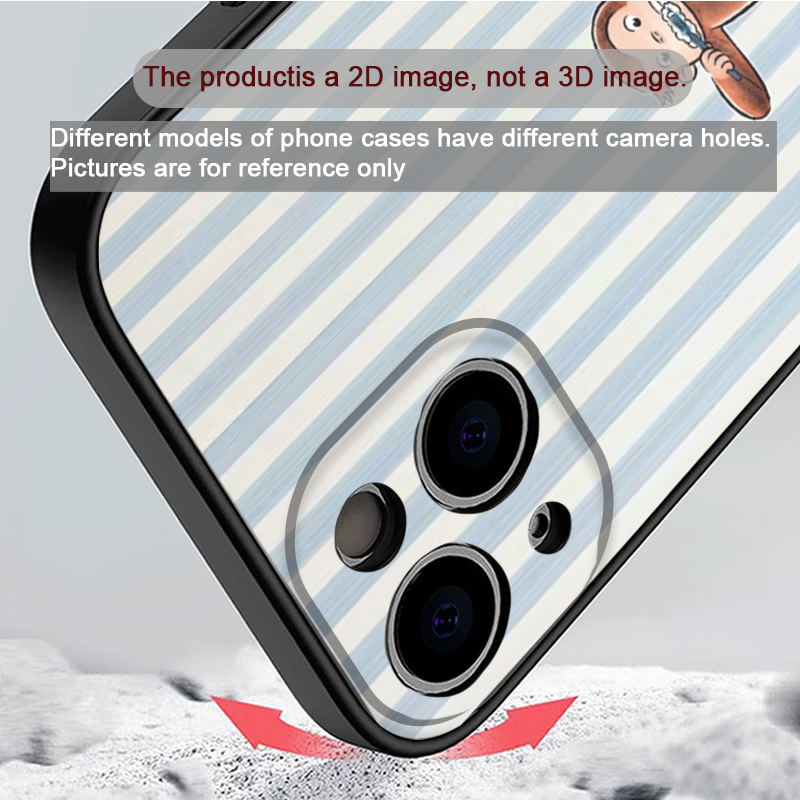 Cartoon Striped Monkey Holding - Phone Cases For Iphone 11 review and price