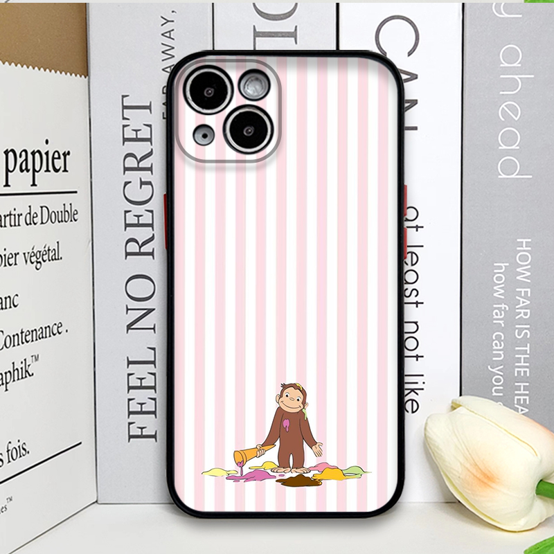 Cartoon Striped Monkey Holding - Phone Cases For Iphone 11 review and price